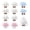 Multicolor, variant on 10 Pcs Cute Cloud Keychain Bulk Kawaii Plush Happy Cloud Stuffed Bag Charm Puffy Birthday Gifts Team Pack