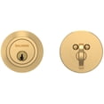 thumbnail image 4 of Baldwin 8241 Contemporary Solid Brass Single Cylinder Keyed Entry Deadbolt From The Estate, 4 of 7