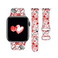 thumbnail image 1 of Correa De Reloj De Navidad Y Halloween Compatible Con Reloj De 38 Mm, 40 Mm, 41 Mm, 42 Mm, 44 Mm, Día De Acción De Gracias, Vacaciones, Correa De Silicona, Pulseras De Repuesto Para Iwatch Bands Serie, 1 of 5