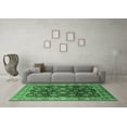 thumbnail image 3 of Ahgly Company Indoor Rectangle Oriental Emerald Green Industrial Area Rugs, 5' x 7', 3 of 4