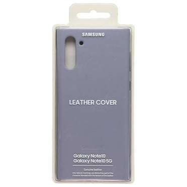 Samsung Galaxy Note10 Leather Case Made with Hardwearing Calf Leather - Grey