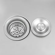 Miumaeov Silver Stainless Steel 47.24 Inch Rectangular Single Bowl Commercial Sink