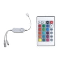 thumbnail image 1 of DC5V~ IR+WiFi RGB Controller LED Strip Light Controller Wireless Smart Strip Light Controller Voice Control Compatible with Home & for Tuya/SmartLife APP Control, 1 of 7