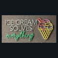 thumbnail image 5 of Handmadetneonsign Ice Cream Solves Everything Neon Sign, Ice Cream Wall Art Decor, Bar Club Beer Wall Decor, 5 of 5