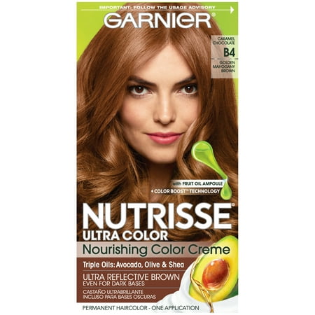 Garnier Nutrisse Ultra Color Nourishing Color Creme, B4 Caramel