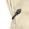 thumbnail image 3 of Alonzo Curtain Holdback Pair in Black, 3 of 3