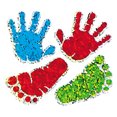 thumbnail image 1 of Bulk Roll Prismatic Stickers, Mini Handprints (100 Repeats), 1 of 1