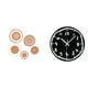 thumbnail image 1 of Reloj de pared artesanal, decoración colgante, adorno decorativo, material acrílico y ratán, silencioso, sin , ideal para sala de estar, comedor, 1 of 8