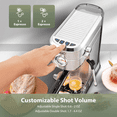 thumbnail image 4 of Gevi Professional Espresso Machine, 20 Bar, Stainless Steel, 4 of 11