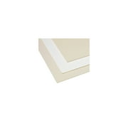 Crescent Mat Board, 32 x 40 Inches, White/Cream Pebbled, Pack of 10