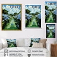 thumbnail image 4 of Designart "Solar Panels Field Solution in Green II" Architecture Framed Wall Art - Industrial Green Solar Panels Entryway Framed Wall Art, 4 of 6