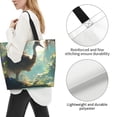 thumbnail image 3 of Fotbe Majestic Ostrich In Forest Bolsa Tote Estética de Lona con Estampado para Mujer - Bolsa Reutilizable de Hombro Casual para Vacaciones, Compras, Trabajo y Gimnasio, 3 of 8