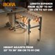 thumbnail image 2 of Soporte de rodillos transportadores BORA Portamate PM-2700 136-127cm, 2 of 8