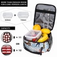 thumbnail image 4 of Zootopia Insulated Lunch Bag Cartoon Backpack, Reusable Thermal Cooler Tote for School Picnic Travel, Water Resistant Zipper Lunch Box Carry Bag Large Capacity Reusable Cooler Bag 11488-A9, 4 of 6