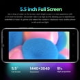 thumbnail image 4 of Kchsji 55 Inch Smartphone Quad-Core Processor 3200mAh Battery Dual SIM Facial Unlock HD Camera for Gaming Video Streaming Social Media Office Travel Daily Life Photography Entertainment Use, 4 of 8