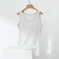 thumbnail image 2 of Duoif Womens Tank Tops, Sleeveless Crew Neck Loose Fit Summer Clothes Summer Tops Grey XXL, 2 of 7