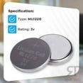 thumbnail image 2 of RTC CMOS Battery for Gateway Solo 3300, 2 of 5