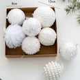 thumbnail image 2 of Adornos navideños de espuma de 8 a 10 cm, bolas de plástico irrompibles y brillantes, decoración colgante para árbol de Navidad, decoraciones navideñas 2024, 2 of 5