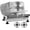 150W Meat Slicer with 2 Blades, variant on OSTBA 150W Meat Slicer Machine with Two 6.7” Removable Stainless Steel Blades, Adjustable 0–15mm Thickness and Child Lock Protection, Deli Food Slicer for Home Use, Meat, Cheese & Bread