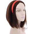 thumbnail image 7 of Motique Accessories Dark Orange 1 inch Satin Hard Headband, 7 of 7