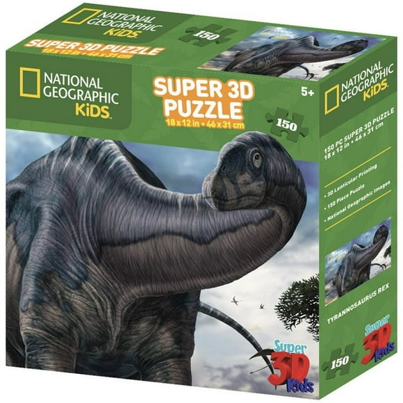 National Geographic Argentinosaurus 150 Piece Super 3D Puzzle 18"x12"