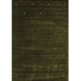 thumbnail image 1 of Ahgly Company Indoor Rectangle Abstract Brown Contemporary Area Rugs, 2' x 4', 1 of 4