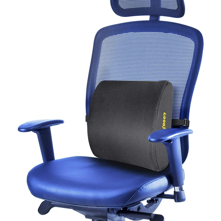 Goodyear Lumbar Support Pillow Contoured Memory Foam Office Car Use