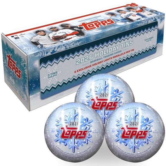 Collectible 2026 Topps Holiday Baseball - Factory Sealed - Hobby Tins