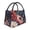 Colorful Flower Peacock, variant on Vsdgher Colorful Flower Peacock Print Insulated Reusable Bags with Sturdy Zipper and Handles, Foldable Totes for Hot or Cold Food Bring or Delivery