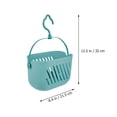 thumbnail image 2 of HEMOTON 4-Piece Hanging Storage Baskets for Bathroom, Portable Shower Organizer, Space-Saving Wall Mounted Storage Solution, 2 of 8
