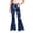 3-Dark Blue, variant on WhouRiu Girls Casual Flared Pants Fashion Graphic Rigid Waist Trousers With Pockets Kids Comfortable Cute Everyday Wear,13-14 Years