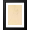 thumbnail image 2 of Gustav Klimt 14x18 Black Modern Framed Museum Art Print Titled - Standing Lady to the Right, 2 of 5