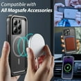 thumbnail image 3 of SPORTLINK Magnetic Case for iPhone 14 Pro Max Compatible with MagSafe IP68 Waterproof Full Body Heavy Duty Military Shockproof Dropproof 360 Sealed Rugged Cover - Black, 3 of 7