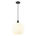 thumbnail image 6 of Innovations Lighting - White Venetian - 1 Light Cord Hung Pendant In Modern, 6 of 7