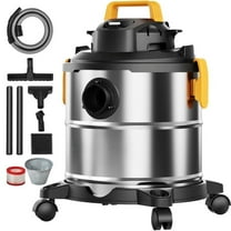 CAFORKP Stainless Steel Shop Vac 5.5Gal, 6.5HP Wet/Dry Vacuum with Blower Function