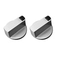 thumbnail image 1 of pitrice 2PCS Rotary Switches Round Knob Stove Burner Oven Kitchen Parts Handles Metal Fire Switch Button, 8mm, Type 2, 1 of 9