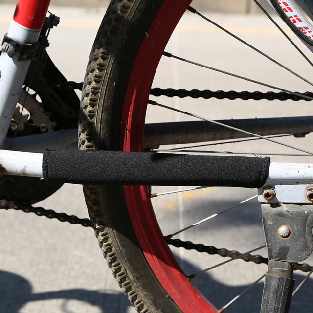 Accesorios para bicicletas 2 uds bicicleta ciclismo cadena cuidado cubierta protectora Protector bicicleta marco pegatina Barbie Nuevos Originales