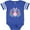Football Blue and White, variant on Inktastic Easter Scandinavian Bunny with Flowers Boys or Girls Baby Bodysuit