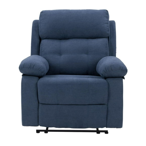 CorLiving Oren Extra-Wide Soft Fabric Upholstered Indoor Manual Recliner