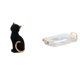thumbnail image 1 of Figura de escritorio,Estatua de gato,linda estantería,escritorio,decoración del hogar,Bandeja de almacenamiento,Bandeja rectangular para servir frutas y postres de cocina,Bandeja decorativa, 1 of 8