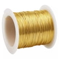 thumbnail image 3 of U8MO 1 Roll Copper Jewelry Beading Wire Golden Craft Bracelet Necklace Wire 0.3~0.8mm-0.4mm, 3 of 4