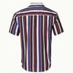 thumbnail image 3 of pstuiky camisetas de hombre, Camisa de manga corta versátil con botones y cuello abatible a rayas para hombre camisas casuales para hombre xl, 3 of 6