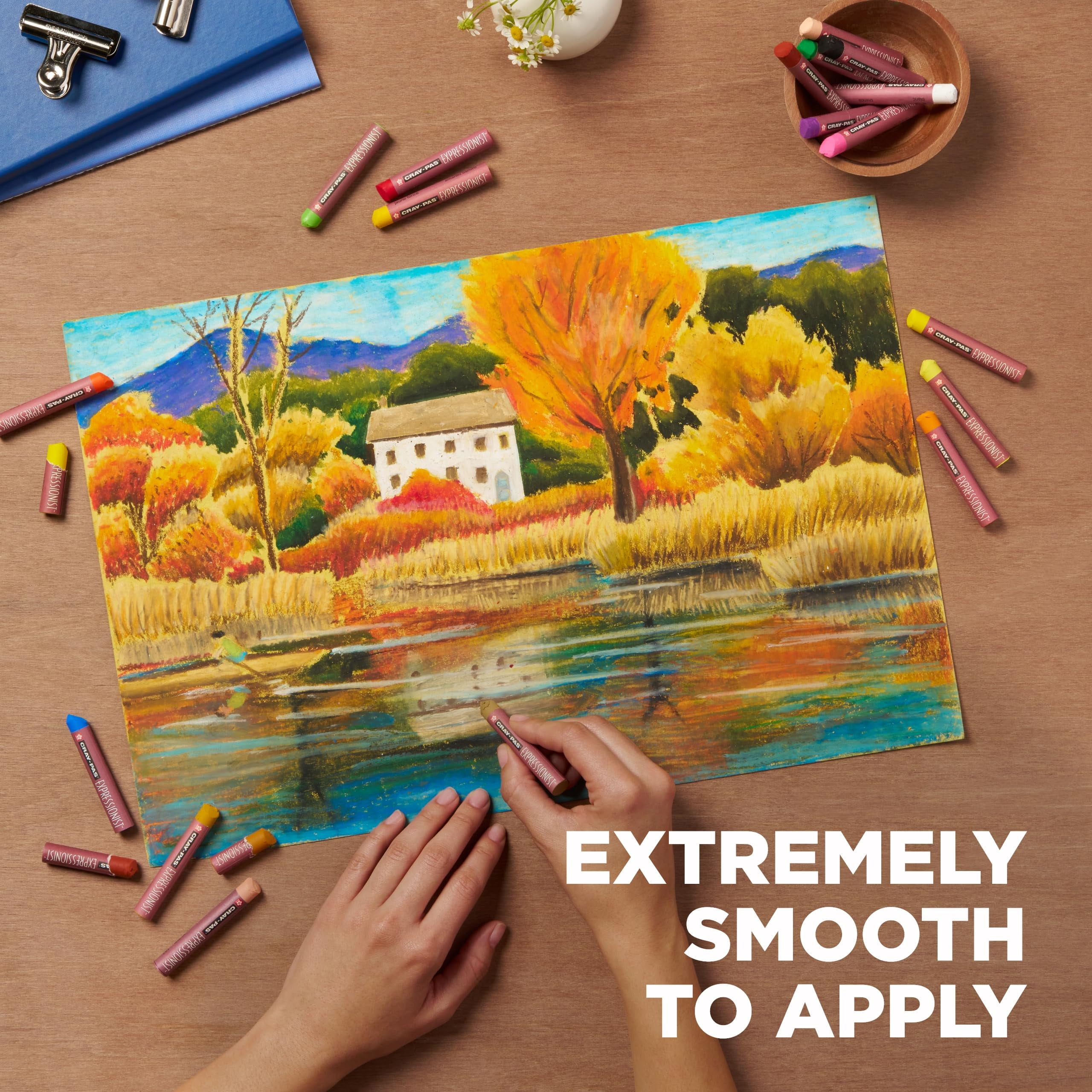 Sakura Cray-Pas Expressionist Extra Fine Oil Pastels, Assorted Colors, Set of 50
