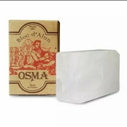 OSMA Shaving Alum Block 75g Natural uncented Aftershave Antiseptic Blood Stopper cuts Nicks From Shaving Razor- France
