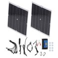 thumbnail image 4 of Cargador De Panel Solar, Panel Solar De Silicio Monocristalino De Alta Eficiencia Para Viajes Para Baterías De Automóviles Para Vehículos Recreativos Para Acampar Al Aire Libre ANGGREK Otros, 4 of 8