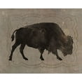 thumbnail image 2 of Stellar Design Studio 18x15 Gold Ornate Wood Framed with Double Matting Museum Art Print Titled - Buffalo Impression 1, 2 of 4