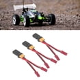 thumbnail image 1 of XT30 To JST Adapter Cable, RC Battery Connector Cord Male Female To Female Prevent Corrosion Safe Housing 3pcs 3.5in  for Aircraft Model, 1 of 8