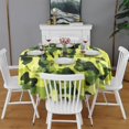 thumbnail image 2 of Camouflage Round Tablecloth 60x60in(153x153cm) – Waterproof Polyester Table Cover with Full Print Design, Wrinkle Resistant & Washable for Kitchen Dining Party Decor, 2 of 6