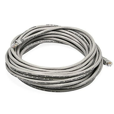 30-Feet 24AWG Cat6 550MHz UTP Ethernet Bare Copper Network Cable, Gray (105019), High quality Category 6 (CAT6) patch cables are the solution to your.., By