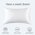 thumbnail image 3 of Funda de almohada de satén para cabello y piel – Funda de almohada blanca sedosa tamaño Queen Juego de 2 – Fundas de almohada ultra suaves y suaves con cierre de sobre (20 x 29 pulgadas) oso de fresa Electrónica, 3 of 5